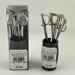Pottery Barn Swashbuckler’s Cocktail Pirate Sword Picks